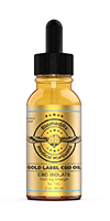 Gold Label CBD Oil 1000mg tincture bottle